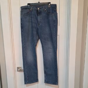 Men's Blue Denim Jeans - Classic Straight Fit